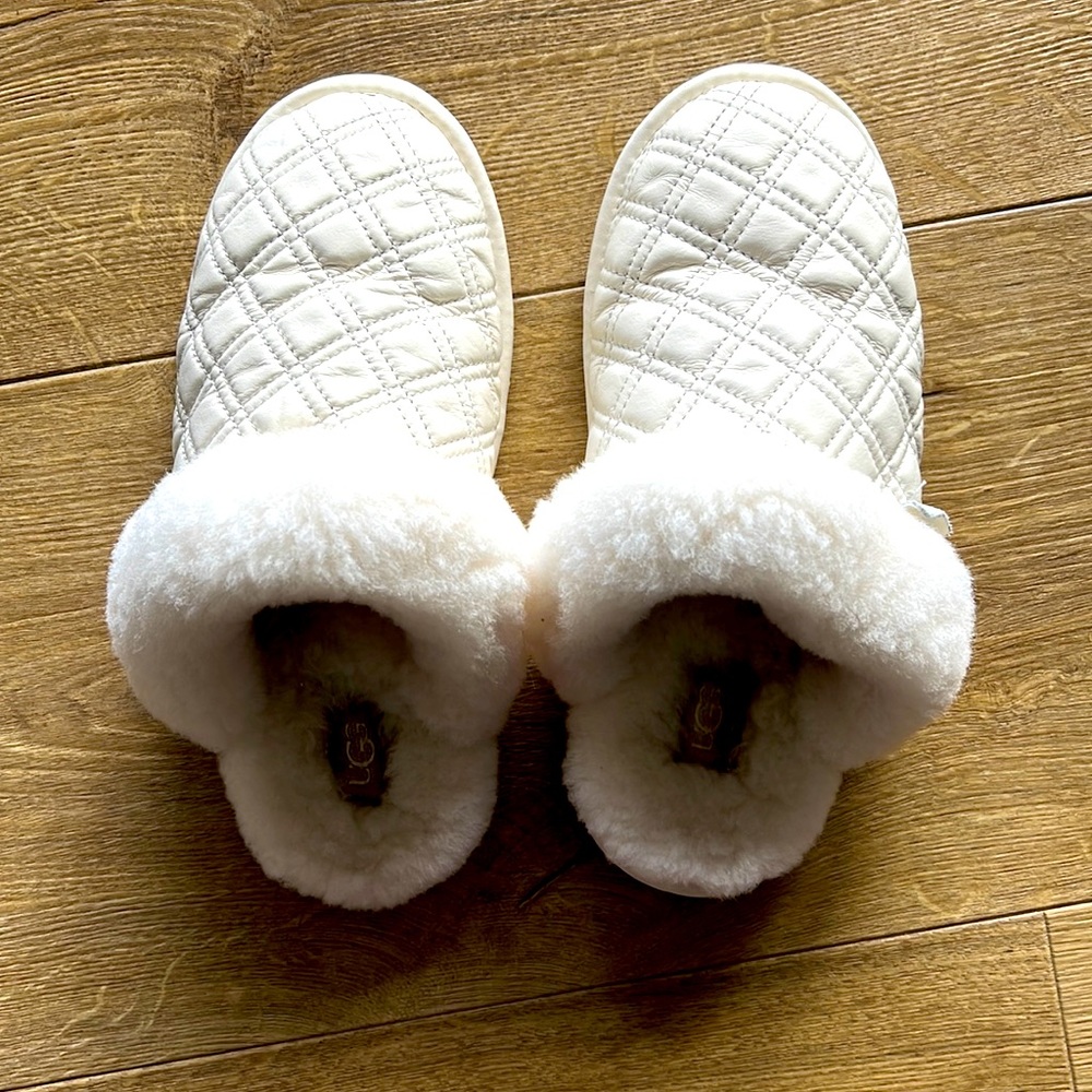Creamy White UGG Slippers